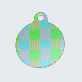 'Margate Gingham' Pet Tag-Hiro + Wolf