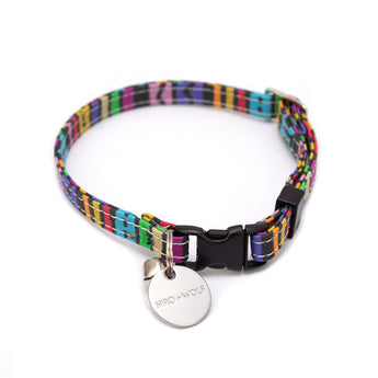 Rainbow Stripe Breakaway Cat Collar