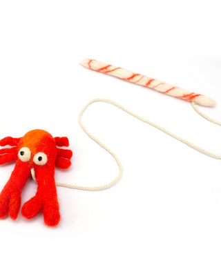 Clawdia Crab Cat Toy-Hiro + Wolf
