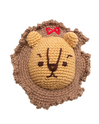 Cowardly Lion Squeaky Dog Toy-Hiro + Wolf