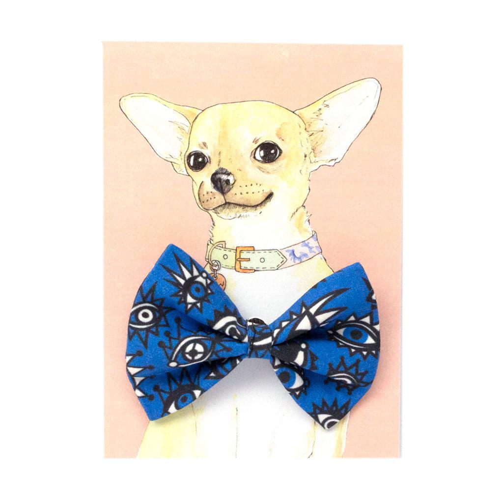Eyes Dog Bow Tie-Dog Collar Bow Tie-Hiro + Wolf