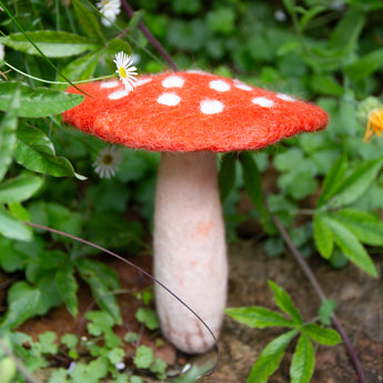 Magical Mushroom Handmade Felt Toy