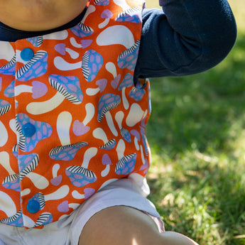 Magical Mushrooms Organic Cotton Reversible Vest (6 Months - 6 Years)
