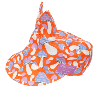 Magical Mushrooms Organic Cotton Kids Sun Cap