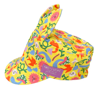 Psychedelic Garden Organic Cotton Kids Sun Cap