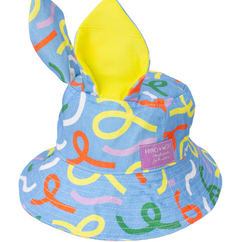 Dancing Leaves Organic Cotton Kids Bucket Hat