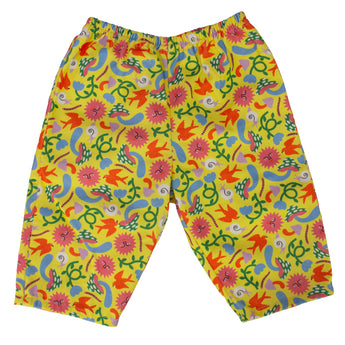 Psychedelic Garden Organic Cotton Trousers (6 Months - 6 Years)