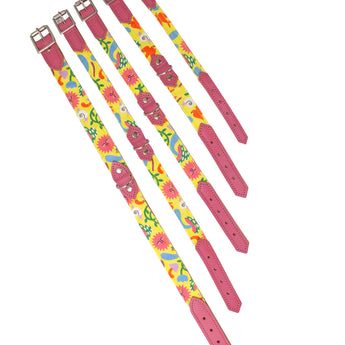 Psychedelic Garden Dog Collar