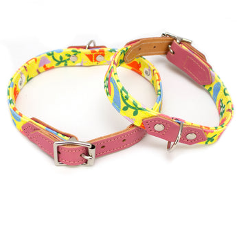 Psychedelic Garden Dog Collar