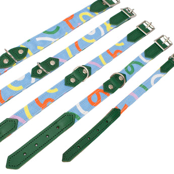 Dancing Leaves Dog Collar