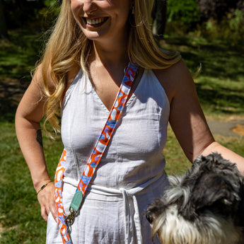 Magical Mushrooms Hands Free (Coupler) Dog Lead