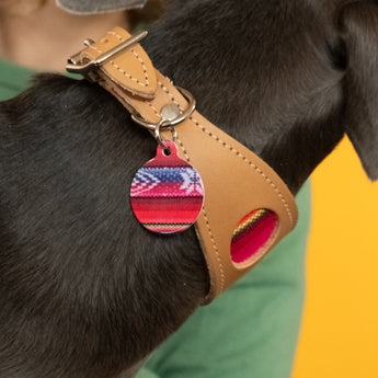 'Inca Pink' Pet Tag