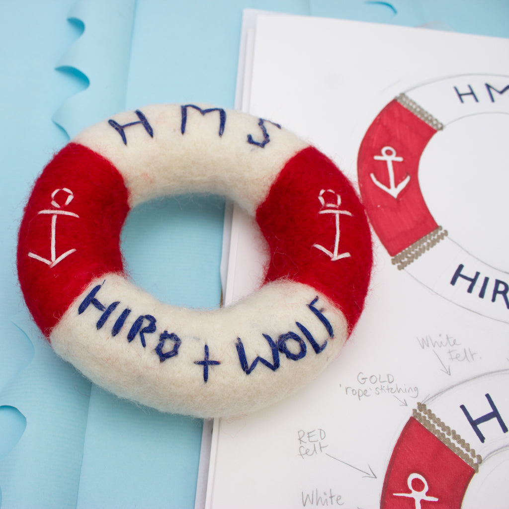 Nautical Dog Tug Toy-Hiro + Wolf