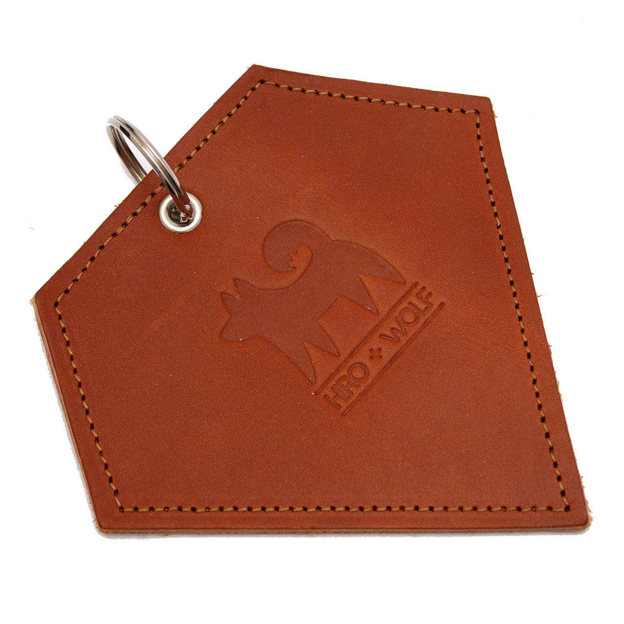 Poo Pouch Diamond 'Brown Leather'-Poo Pouch-Hiro + Wolf