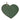 Poo Pouch Heart 'Green Leather'-Hiro + Wolf