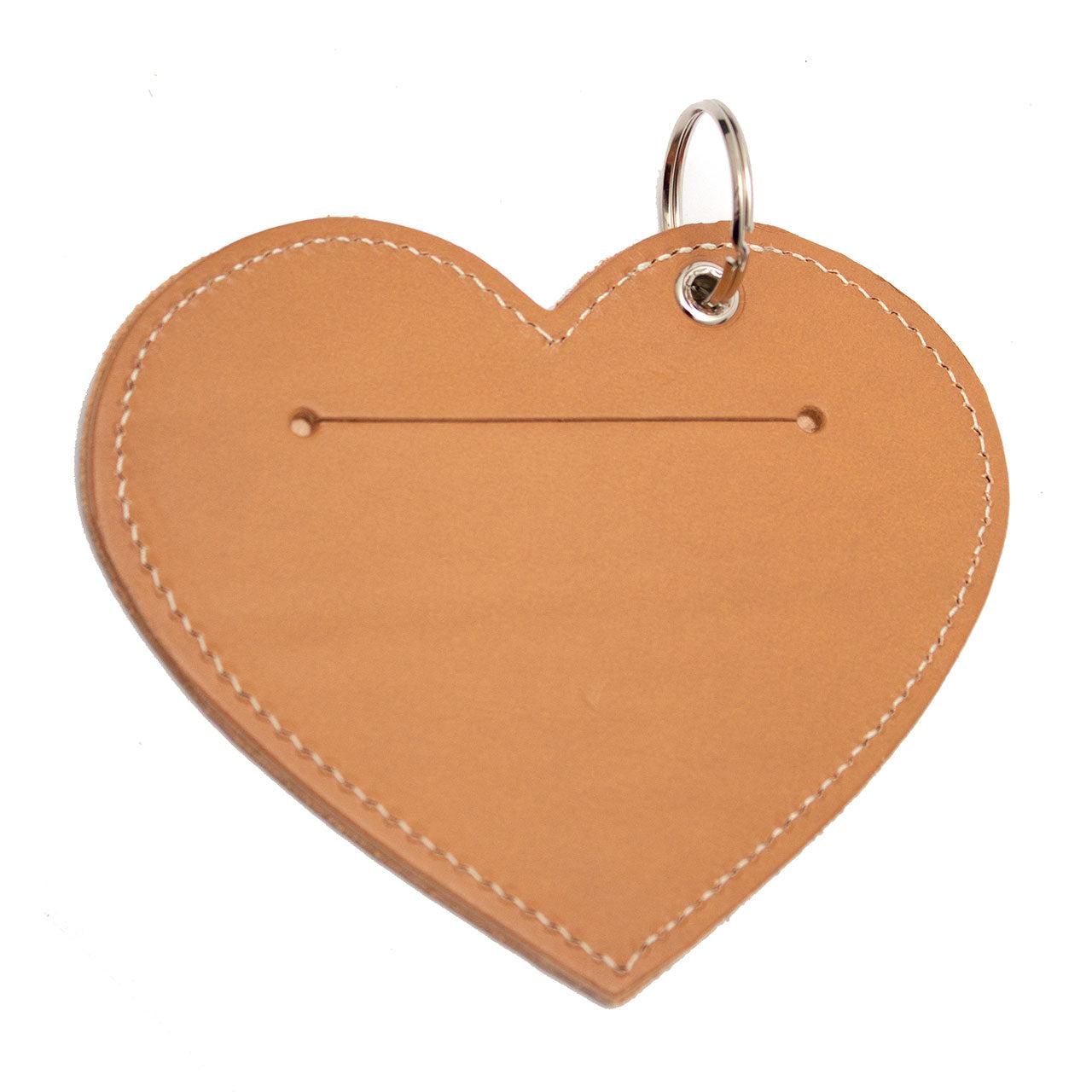 Poo Pouch Heart 'Tan Leather'-Poo Pouch-Hiro + Wolf