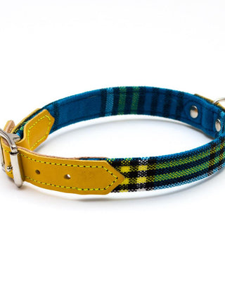 Shuka Blue Dog Collar-Dog Collar-Hiro + Wolf