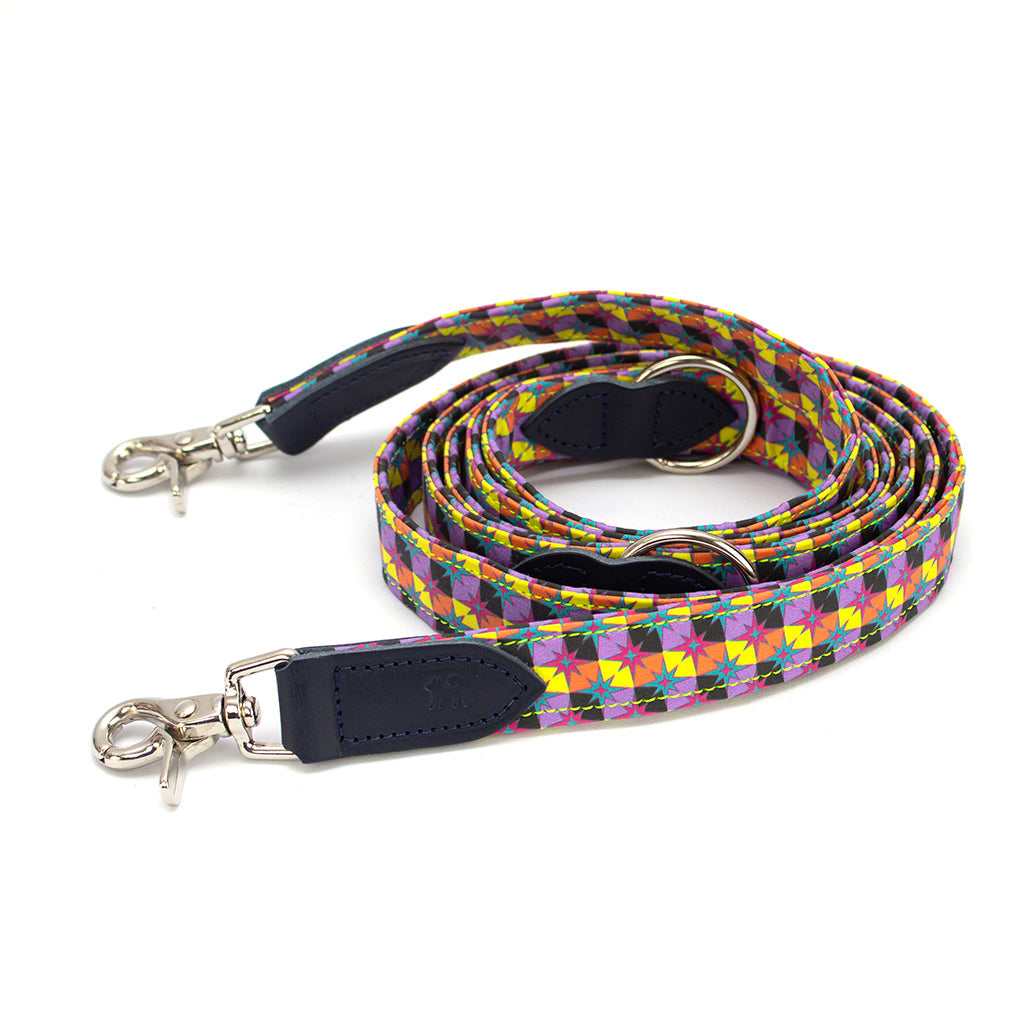 Starry Night Hands Free (Coupler) Dog Lead-Hands Free Lead-Hiro + Wolf