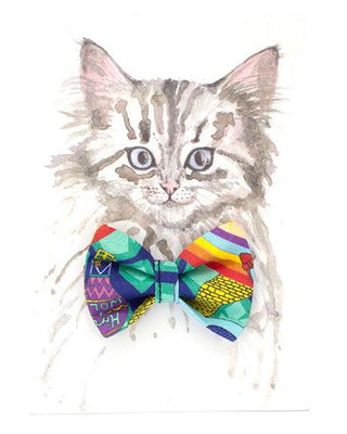 Wizard of Dog Cat Bow Tie-Cat Collar Bow Tie-Hiro + Wolf